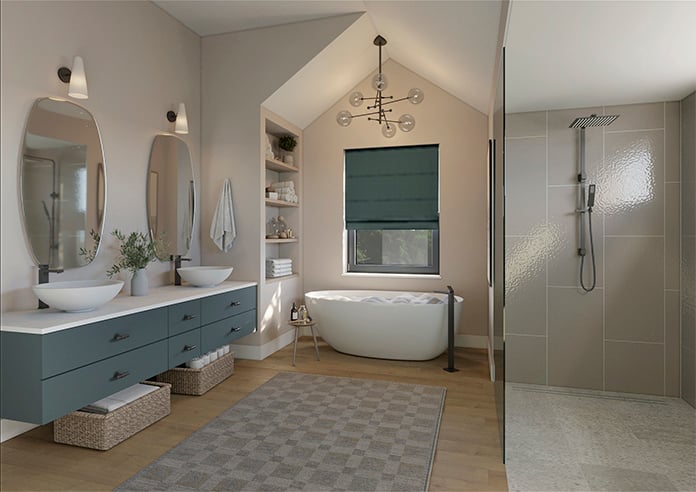 Montierre, Forest Haze - Roman Blind - Image 6